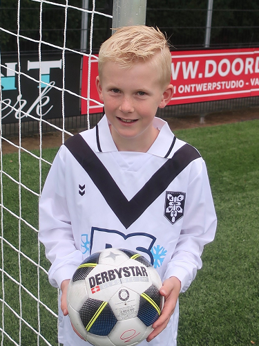 Lucas Vriend pupil van de week bij de Derby KCVO tegen SV Vaassen