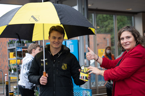 Aftrap clubchoco actie bij Albert Heijn