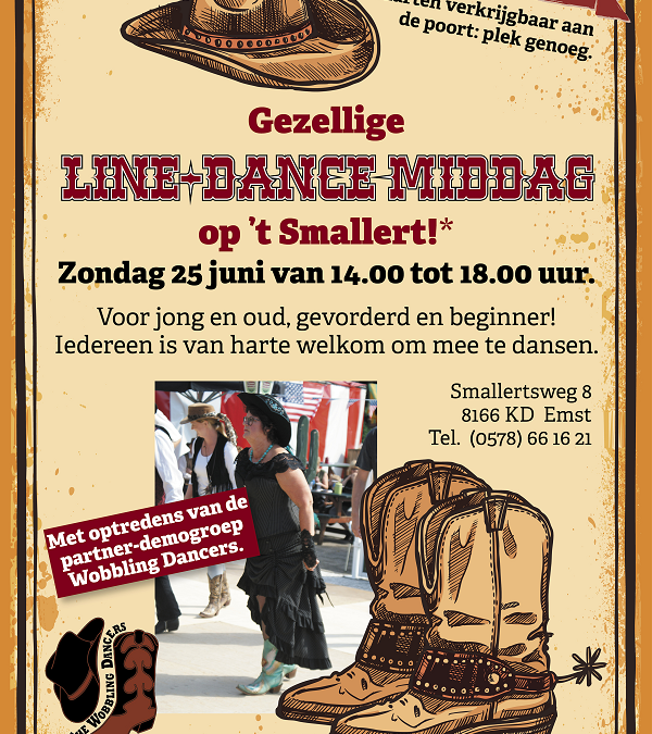 Line-dance middag ’t Smallert