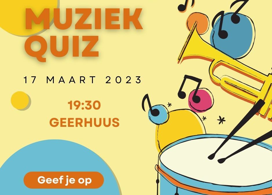 Muziekquiz bij de Geerstraat