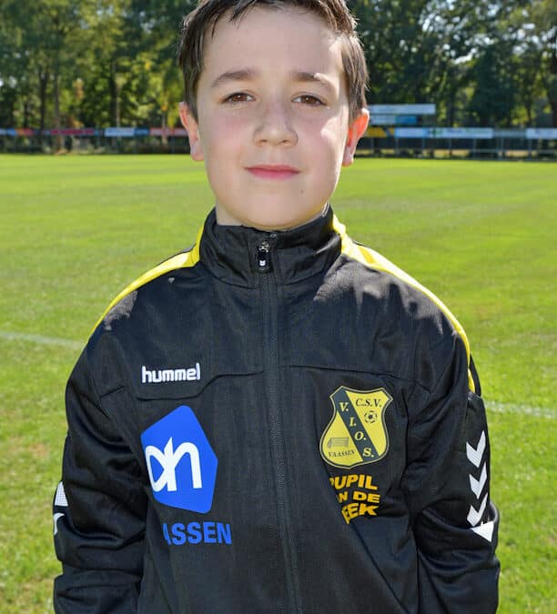 Pupil van de week bij VIOS Vaassen is Jozua Olieman.