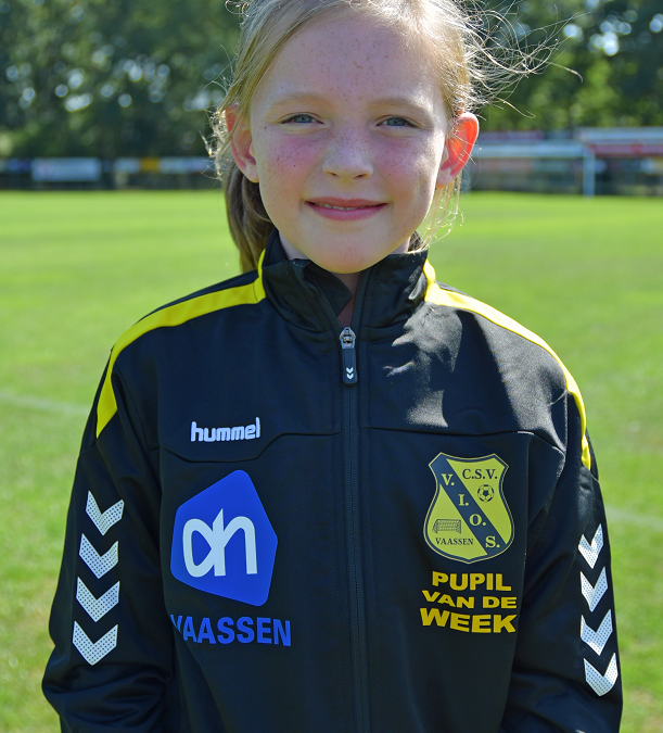 Pupil van de week bij VIOS Vaassen is Tess Peters