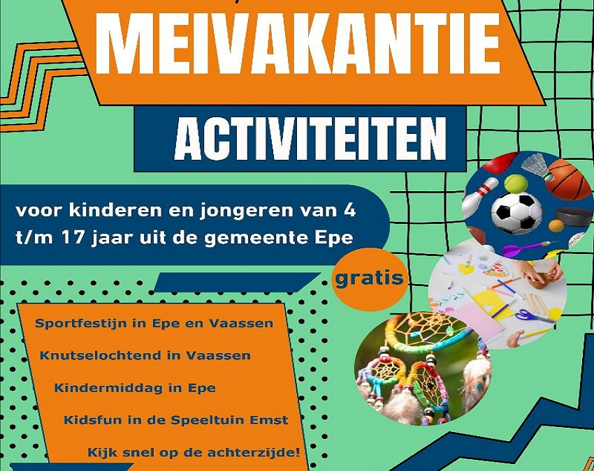 Koppel-Swoe Activiteiten in de meivakantie 2023!