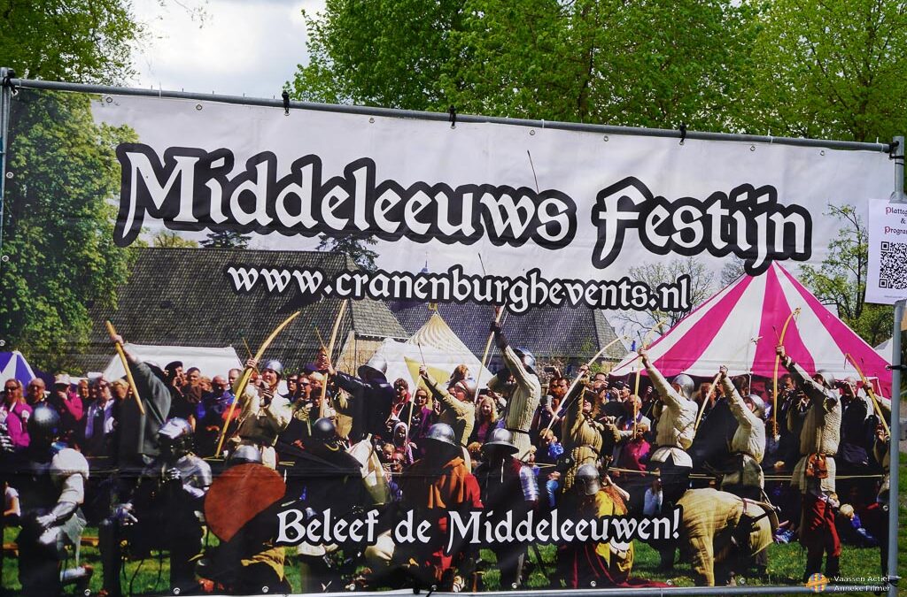 6 en 7 mei Middeleeuws Festijn bij Kasteel Cannenburch Vaassen