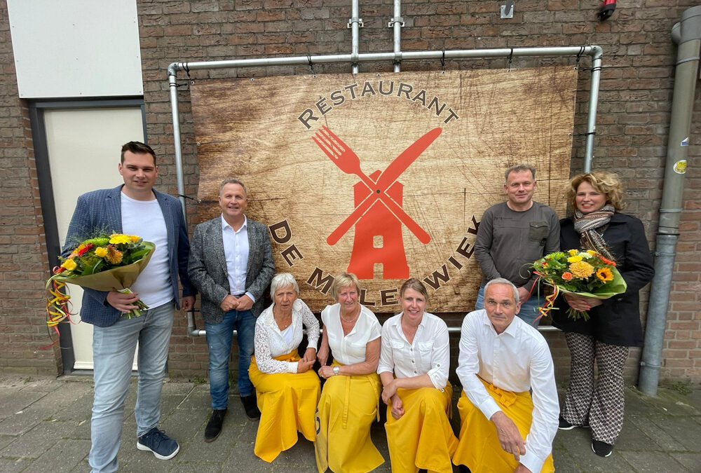 Restaurant De Molenwiek in Vaassen bedankt sponsoren