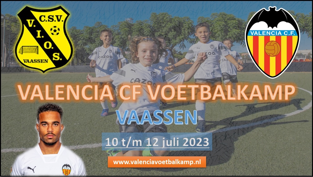 Valencia CF jeugdtrainers komen naar c.s.v. VIOS in Vaassen voor een training 3-daagse!