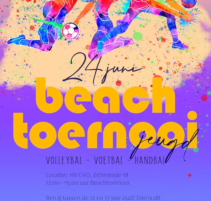 Beachtoernooi Handbalvereniging CVO jeugdeditie