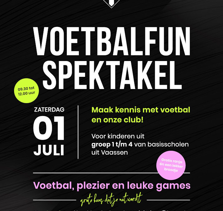 KCVO Vaassen Voetbalfunspectakel