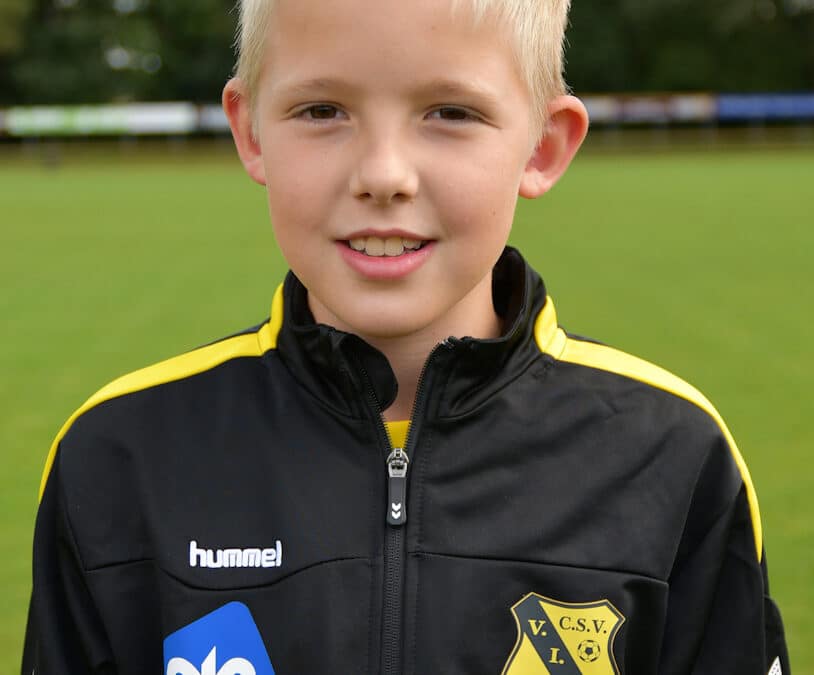 Pupil van de week bij VIOS Vaassen is Mick van Amersfoort.