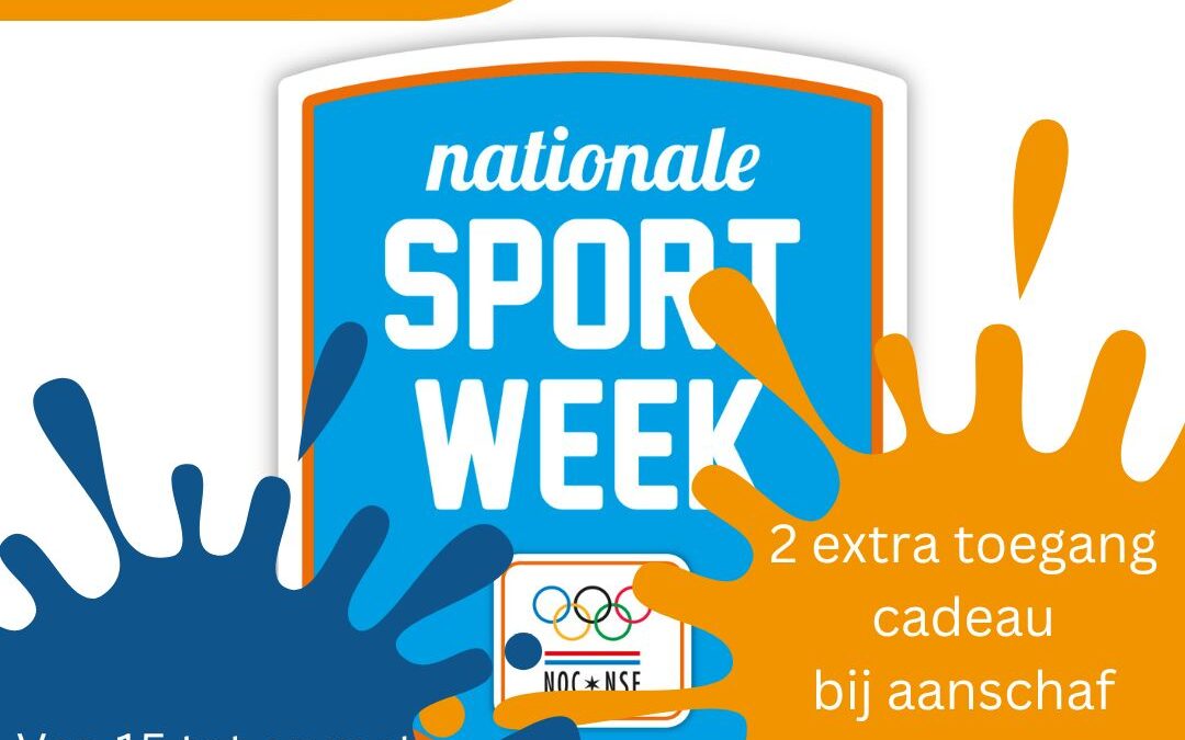 Zwembad De Koekoek doet mee aan de Nationale Sportweek 2023!