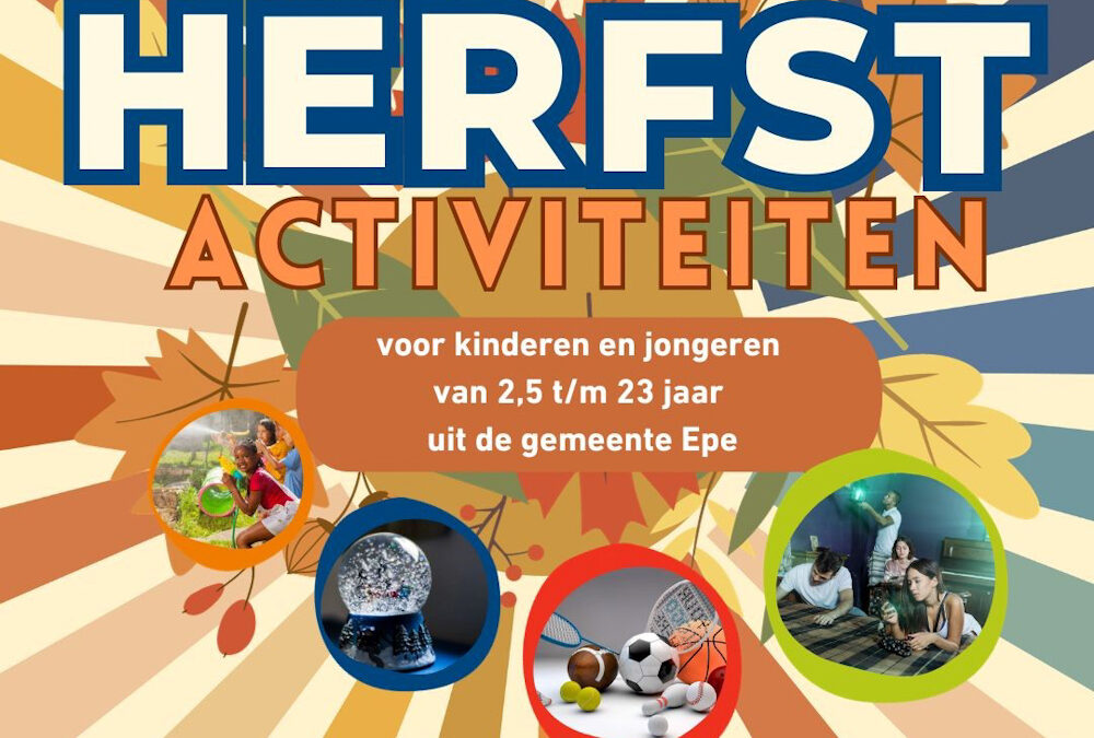 Koppel-Swoe en partners organiseren activiteiten voor kinderen en jongeren in de herfstvakantie