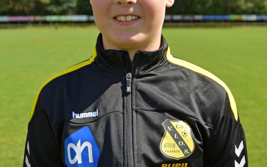 Pupil van de week bij VIOS Vaassen is Nick Roolvink.