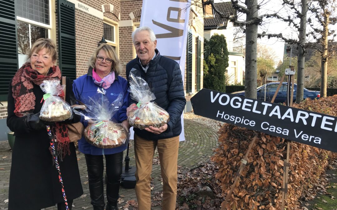 Vogeltaartenactie voor Hospice Casa Vera.