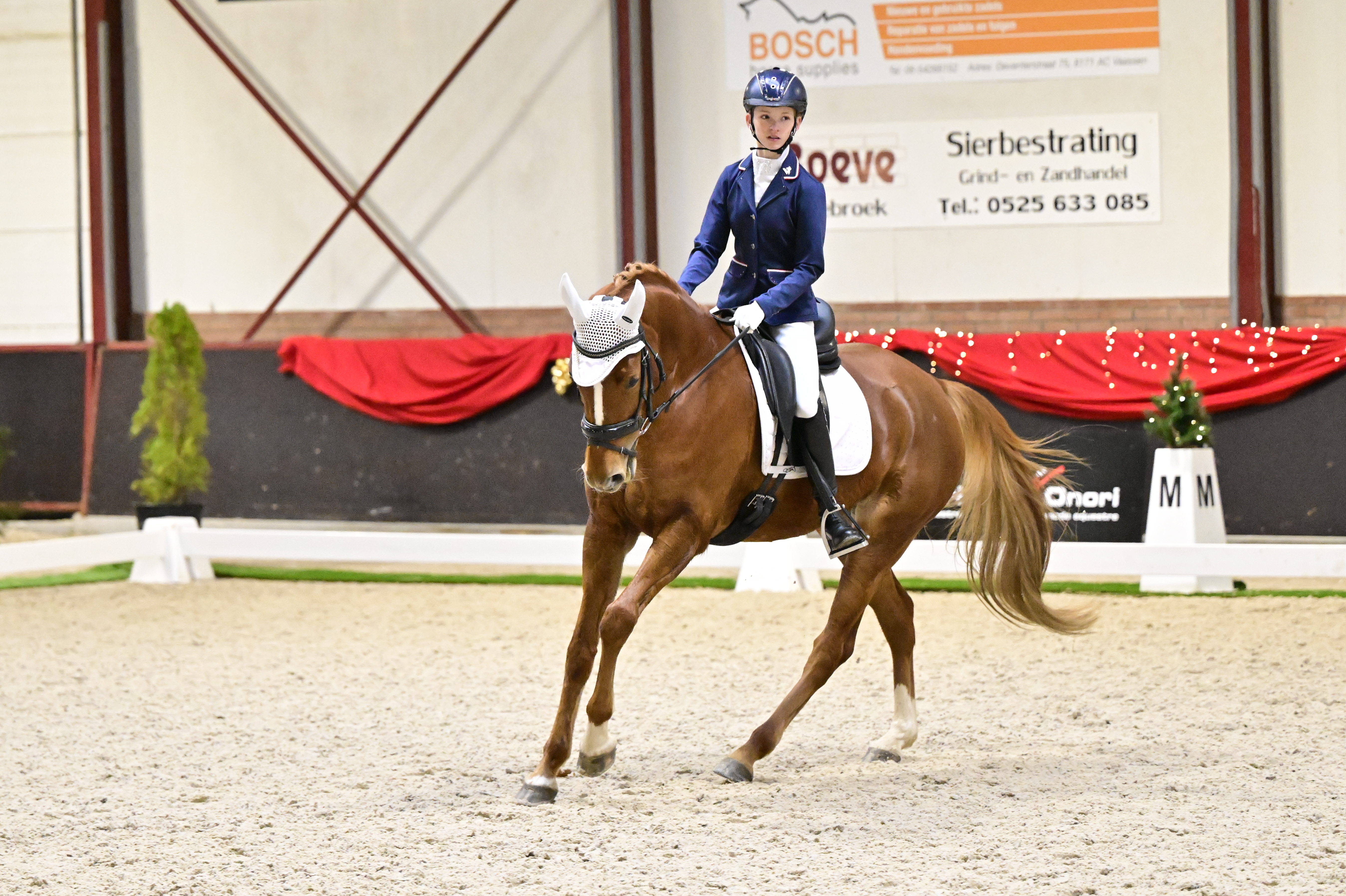 Florine Derks 3e tijdens Onori Dressuurbokaal - Vaassen Actief