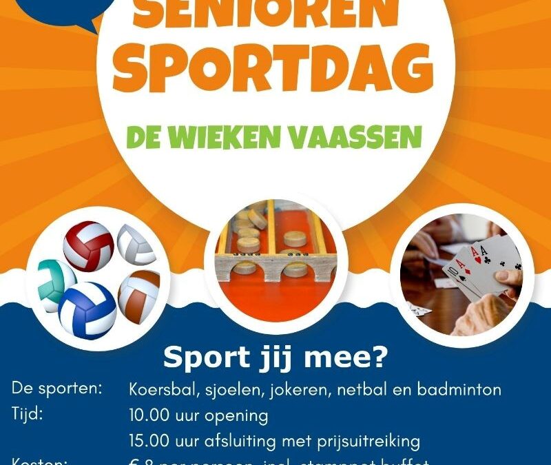 Seniorensportdag in dorpscentrum de Wieken