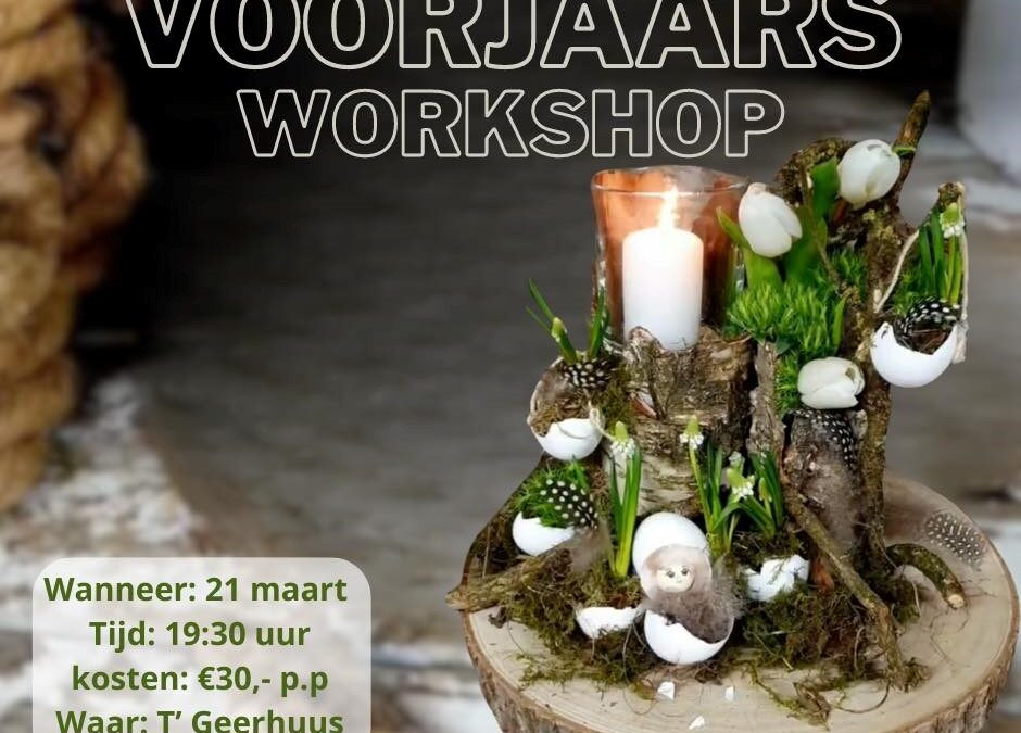 Buurtraad Geerstraat organiseert weer een workshop