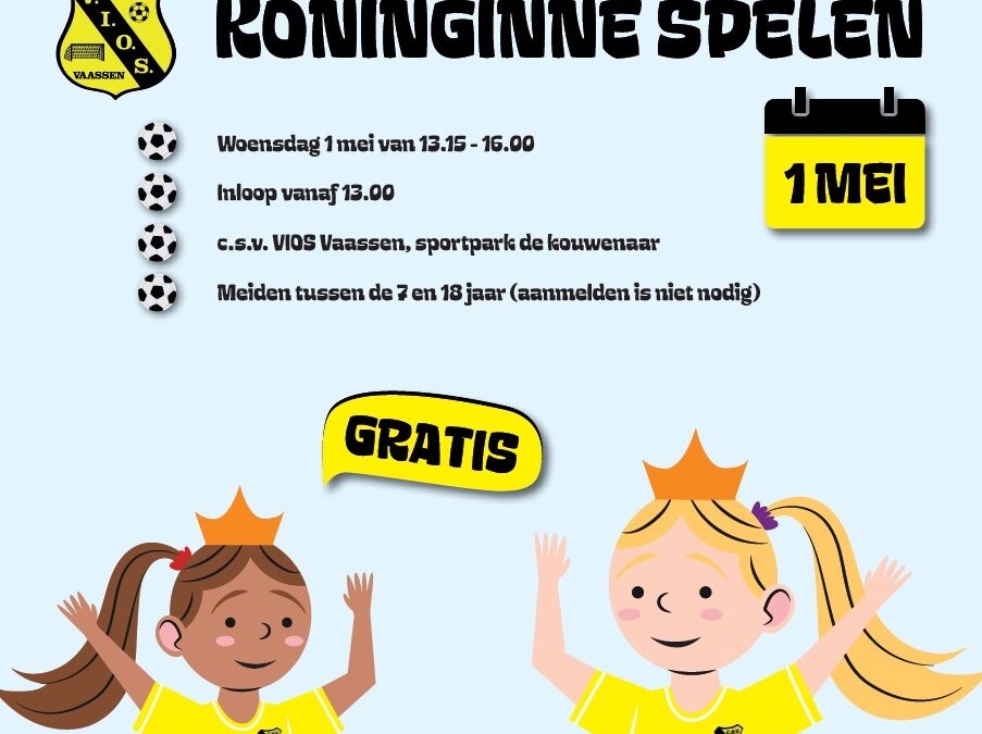 VIOS organiseert Koninginne Spelen