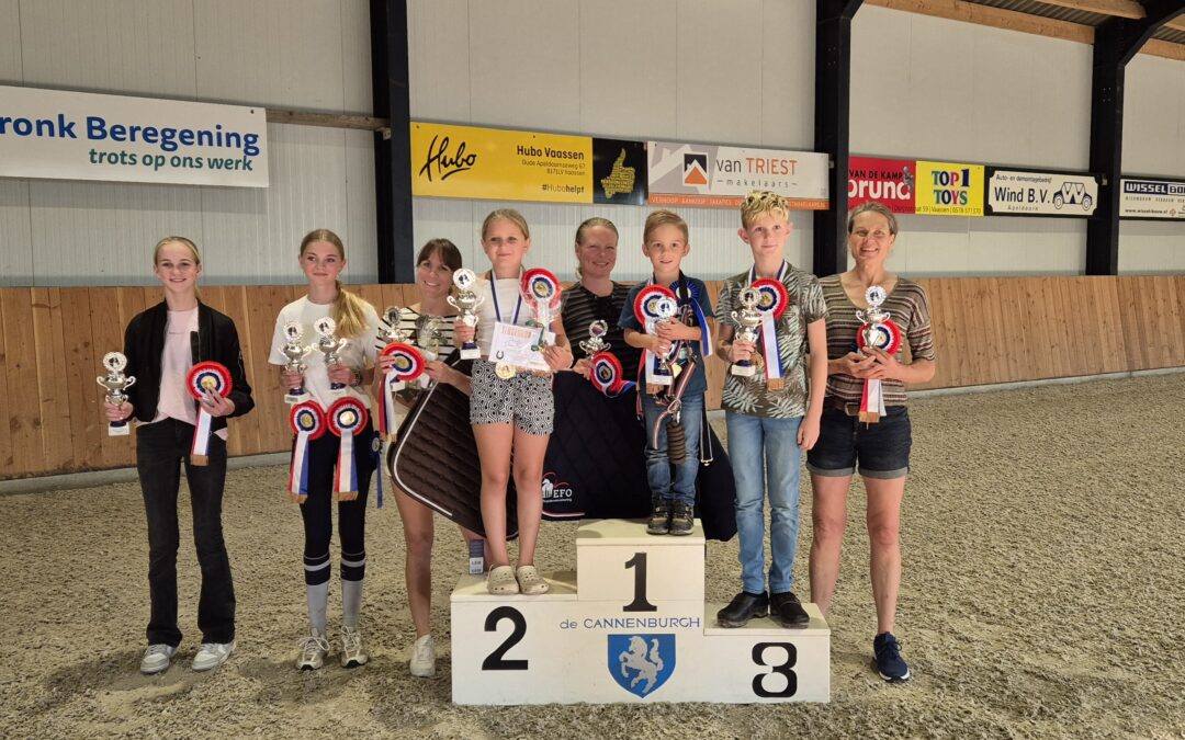 Clubkampioenen bij HV de Cannenburgh