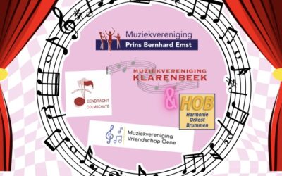 Gezamenlijk jeugdconcert ‘Omringd door muziek‘ in Vaassen op 19 oktober a.s.