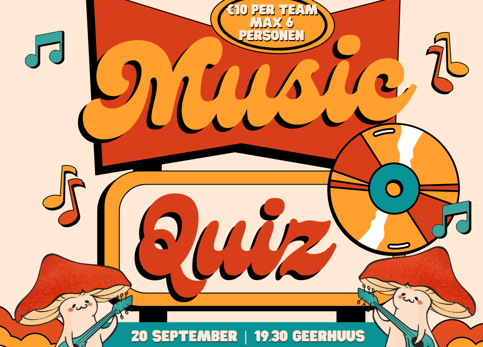 A.s Vrijdag Music Quiz Buurtraad Geerstraat