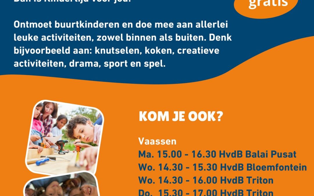 Kom jij ook gezellig meedoen?