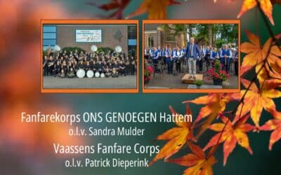 Dubbel concert Vaassens Fanfare Corps en Ons Genoegen belooft muzikale avond