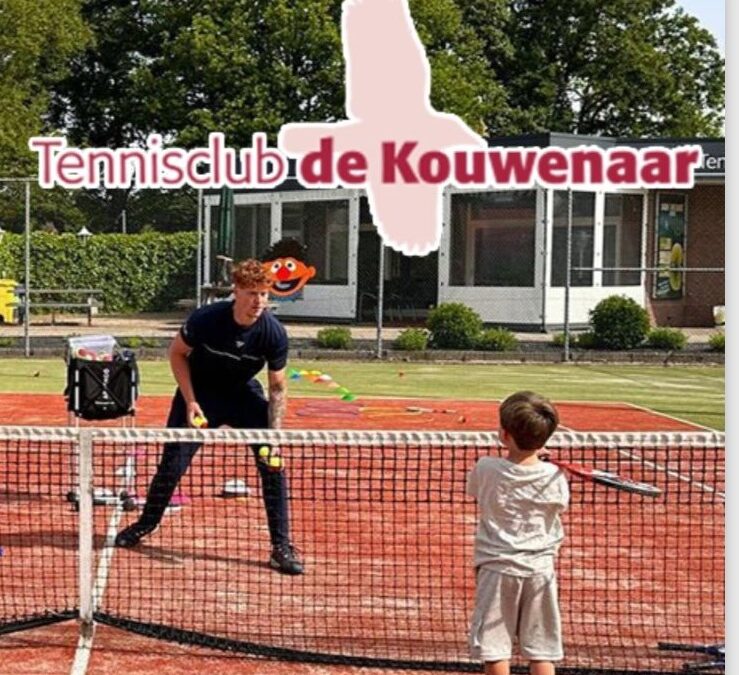 3 gratis tennislessen voor jeugd bij Tennisclub de Kouwenaar