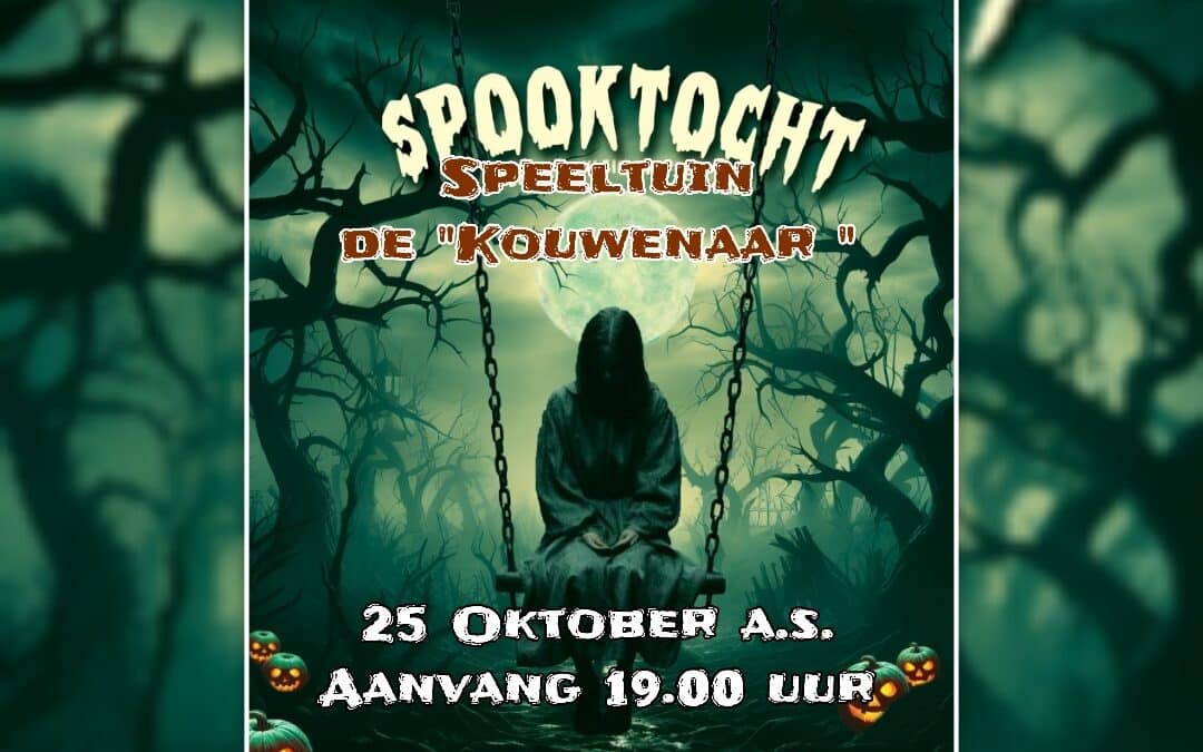 “Halloween” Spooktocht bij speeltuin de Kouwenaar