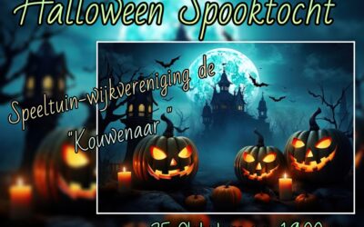 “Halloween” Spooktocht bij speeltuin de Kouwenaar