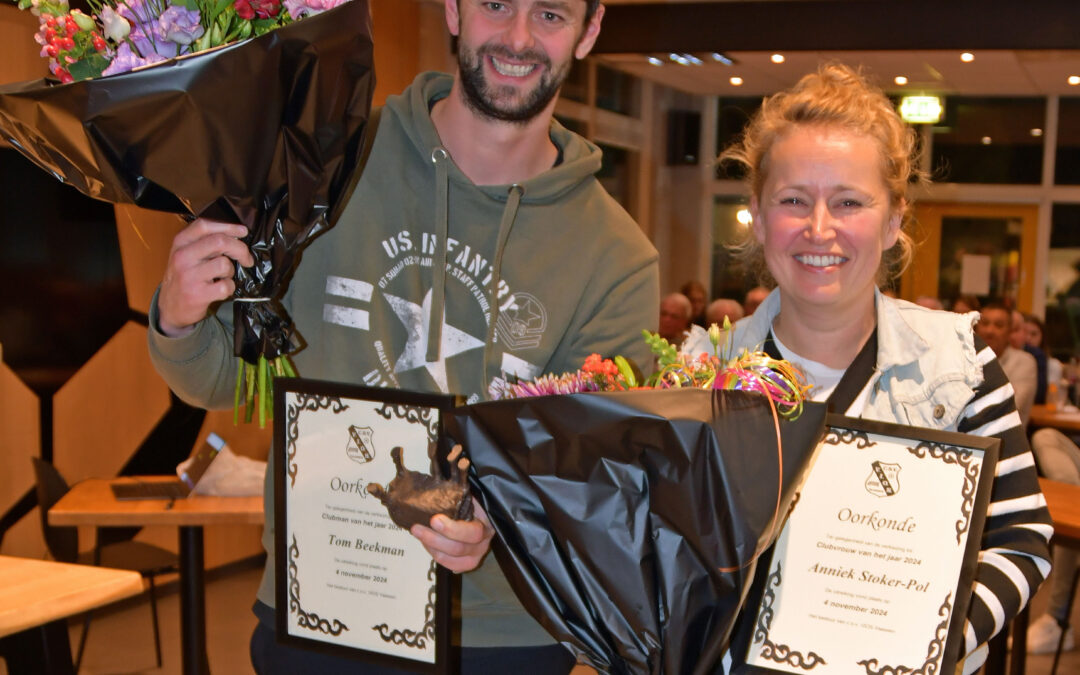 Club Vrouw/Man bij VIOS Anniek Stoker en Tom Beekman