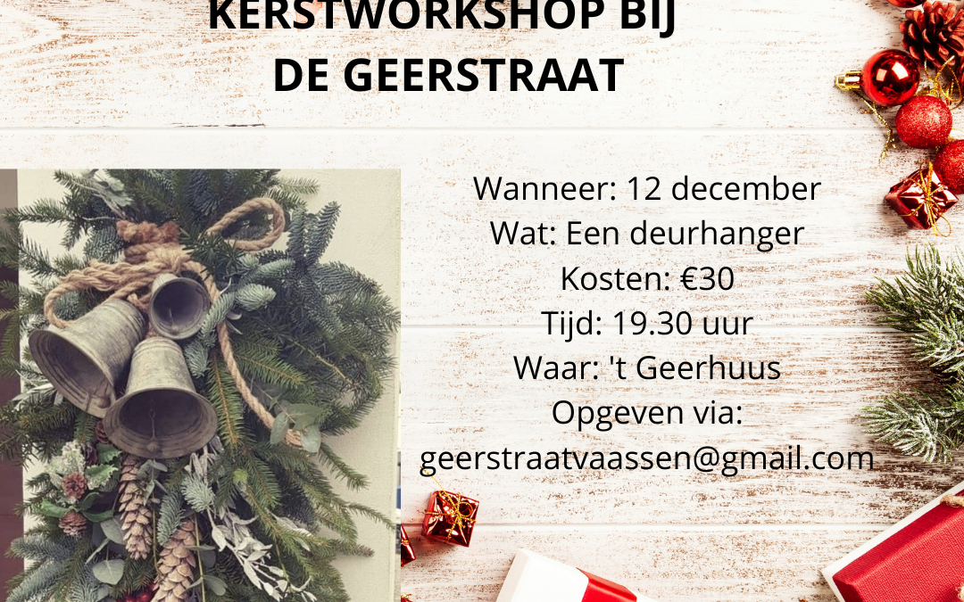 Kerstworkshop