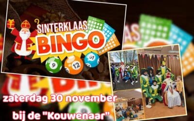 Sinterklaasfamiliebingo bij de Kouwenaar.