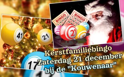 Kerstfamiliebingo bij de Kouwenaar.