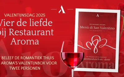 Vier Valentijnsdag 2025 bij restaurant Aroma Italian fine dining in Vaassen